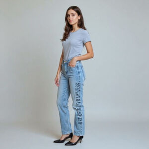 NORR Redefined Rawness Light Blue Denim Jeans - XS